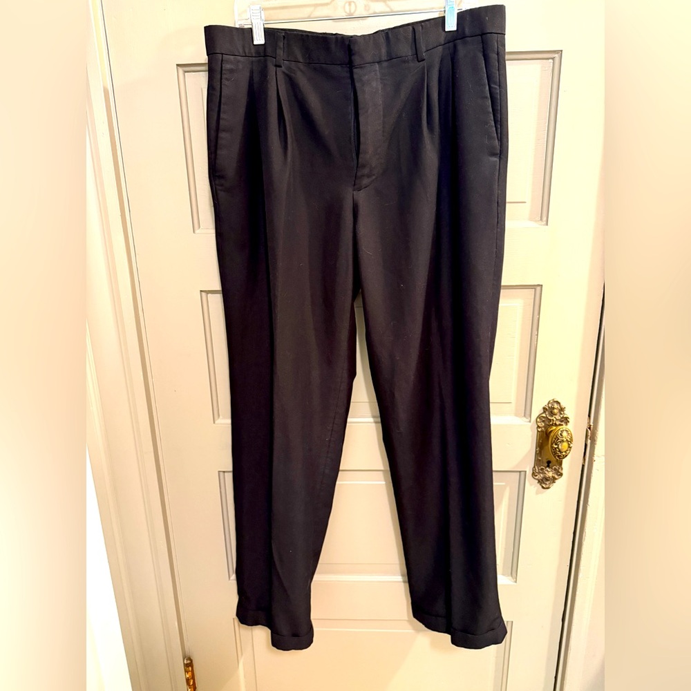 Perry Ellis Black Dress Pants Classic Style